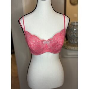 B.Tempt'd by Wacoal Ciao Bella Balconette Bra Pink 36DD